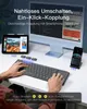 Inateck kompakte Mini-Bluetooth-Tastatur mit Touchpad Produktbild-Vorschau 6