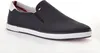 A single black slip-on sneaker with a white sole is shown against a white background. Náhled obrázku produktu