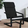 relaxační křeslo vidaXL Black Fabric Náhled obrázku produktu 2