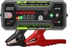A jump starter device with attached clamps, shown from a front-facing angle. Podgląd zdjęcia produktu