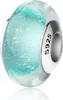 PANDACHARMS Grüner Wasserfall Glas Charm, 925er Sterling Produktbild-Vorschau 1