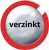 A circular graphic with the word "verzinkt" inside. Voir les images du produit