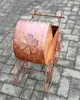Retro Kinderwagen zum Bepflanzen 58x60x33cm Edelrost Produktbild-Vorschau 5