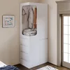 Flieks Armoire d'angle avec porte et 4 tiroirs, armoire Voir les images du produit 2