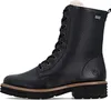 A black lace-up boot with a thick sole, shown from the side against a white background. Náhled obrázku produktu