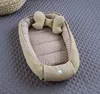 Taupe WAFFELPIQUE/ Braun PUNKTE Babynestchen Unterlage 2 Produktbild-Vorschau 2