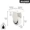 WAGNER Design 3C - Bockrolle soft - Durchmesser Ø 25 mm, Produktbild-Vorschau 2