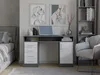 Bureau ADA, antracietwit, 125 cm, met 4 lades. Inclusief Productafbeelding-voorbeeld 4