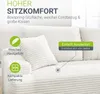 Juskys Sofa Coredo - Creme, moderne Couch aus Cord mit Produktbild-Vorschau 4