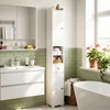 Mondeer Badezimmer Hochschrank Schmaler Standschrank mit Produktbild-Vorschau 2