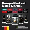 Collage of coffee machines and compatibility logos. Produktbild-Vorschau