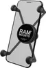A black RAM MOUNTS X-Grip phone holder is shown holding a transparent smartphone. Anteprima dell’immagine prodotto