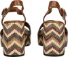 MARCO TOZZI Damen Sandalette hoher Schuh Riemchen Korkoptik Produktbild-Vorschau 10