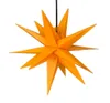 A 3D orange star-shaped lantern. Produktbild-Vorschau