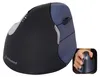 A vertical mouse with a hand holding it, shown in an inset. Voir les images du produit