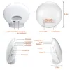 Collage of images showing different views and details of a sunrise alarm clock. Produktbild-Vorschau