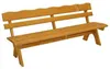 Gartenbank Sitzbank Holzbank Kiefer B 200 x T 60 x H 82 cm Produktbild-Vorschau 2