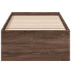 The Living Store Bettgestell Braun Eichen-Optik 90x190 cm Produktbild-Vorschau 5