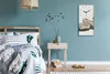 Wohnzimmer-Bild Leinwand Uhr Geräuschlos 30x60 Gemälde Tier Produktbild-Vorschau 4
