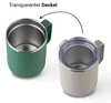 Thermobecher Edelstahl 350ml Henkel Kaffee Becher Produktbild-Vorschau 3