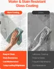 A split image comparing a shower door with nano coating to one without, highlighting cleaning ease and stain resistance. Podgląd zdjęcia produktu