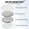 Buttonmaschine Knopfmachermaschine Zubehör 75mm 500 Stk. Produktbild-Vorschau 3