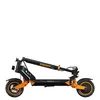 A black and orange electric scooter is shown from the side against a white background. Produktbild-Vorschau