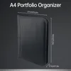 Bisofice Business Padfolio A4Polyuretánkožené portfólio Náhľad obrázku produktu 6