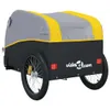 vidaXL Rimorchio per biciclette nero e giallo 45 kg di Anteprima dell’immagine prodotto 9