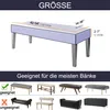 Bezug für Esszimmerbank,Elastisch Stuhlhusse,für Produktbild-Vorschau 2