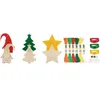 URSUS Kreuzstich-Holzanhänger Weihnachten, Mehrfarbig, 3 Produktbild-Vorschau 2
