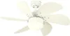 Wentylator sufitowy Turbo Swirl White 76 cm z oświetleniem Podgląd zdjęcia produktu 1