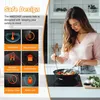 AMZCHEF Glaskeramikkochfeld autark 3 Kochzonen 5400W 9 Produktbild-Vorschau 2