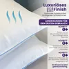Kopfkissen 60x70cm - Mikrofaser Kissen aus Baumwolle-Bezug Produktbild-Vorschau 5