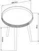 Beistelltisch 'Bongard' Couchtisch Ø50 x 45 cm mit Produktbild-Vorschau 5