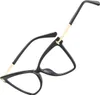 EDIBAZZAR | Klare Brille schwarz Cat Eye elegant Produktbild-Vorschau 3