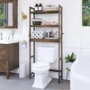 Toiletrolhouder van bamboe, met 3 opbergplanken, Productafbeelding-voorbeeld 2