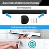 Magnetleiste Messer 40cm Edelstahl Schwarz Selbstklebend 2 Produktbild-Vorschau 6