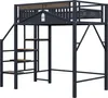 A loft bed with stairs against a white background. Náhled obrázku produktu