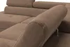 Ecksofa Luca L-Form Braun Velour Schlaffunktion Bettkasten Produktbild-Vorschau 6