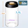 Vilde | Barattolo sottovuoto 1,1 L - Contenitore in vetro Anteprima dell’immagine prodotto 4