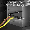 deleyCON 2,5 auf 3,5 Zoll SSD Einbaurahmen Adapter - Produktbild-Vorschau 2