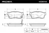 RIDEX 402B0146 Bremsbeläge Satz Vorne für DAIHATSU SIRION Produktbild-Vorschau 3