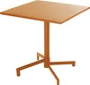 Set aus 70 cm Tisch und 2 karamell Gartensesseln aus Metall Produktbild-Vorschau 4