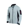 FHB Strick-Fleecejacke CHRISTOPH Größe L grau / schwarz - Produktbild-Vorschau 4