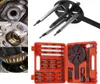 A collage of images showing automotive bearing removal tools and components. Podgląd zdjęcia produktu