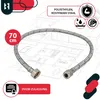 KOTARBAU® Sada 2 ks ohebné hadice, vodní hadice 70 cm, Náhled obrázku produktu 5