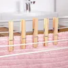 Vilde | Mollette per abiti - In bambù - 100 pezzi - 7 cm - Anteprima dell’immagine prodotto 5