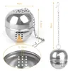 6 Stück Tee-Eier aus Edelstahl, Gewürz-Eier aus Edelstahl, Produktbild-Vorschau 2
