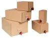 Several cardboard boxes with spigots are stacked and arranged against a white background. Produktbild-Vorschau